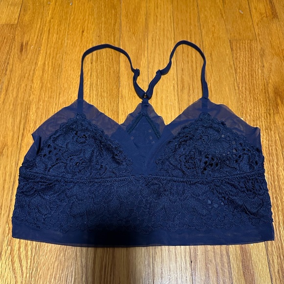 2 Aerie Boho Lace Racerback Bralette - Picture 4 of 5